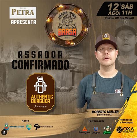 Confirmado mais um assador para o Não Me Toque na Brasa JE Acontece