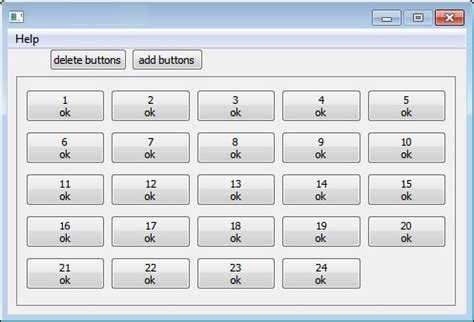 Fixed How To Create A Qpushbutton Dynamically In Qgridlayout