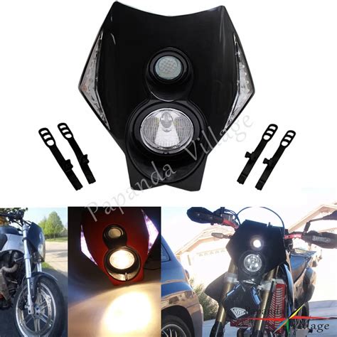 Universal Off Road Streetfighter Headlight Fairing Led Vision H3 12v