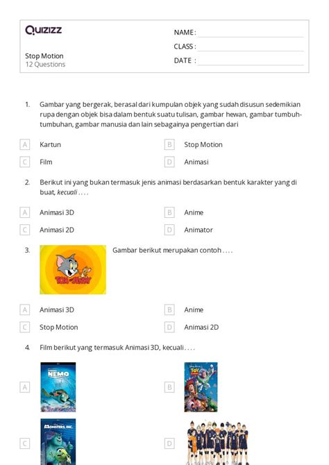 50 Lembar Kerja Bentuk 2d Untuk Kelas 6 Di Quizizz Gratis And Dapat Dicetak