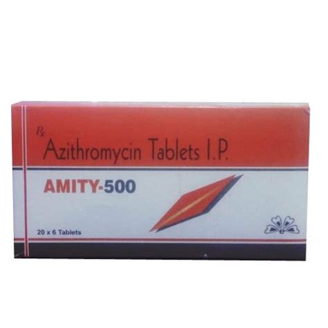 Amity Azithromycin Tablet 250 Mg At Rs 808box In Solan Id 20139969048