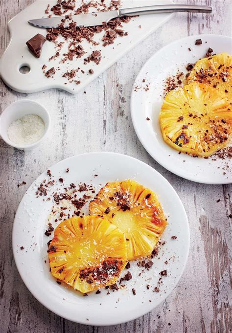 Ananas Grill Aux Clats De Chocolat Recette Minceur Ww France