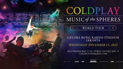 Ini Konsep Konser Coldplay di Indonesia