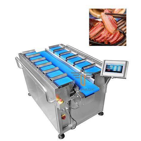 TOUPACK 12 Head Linear Combination Weigher For Cured Meat Packaging