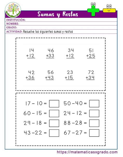 Sumas Y Restas Online Exercise For Primero De Primaria Hot Sex Picture