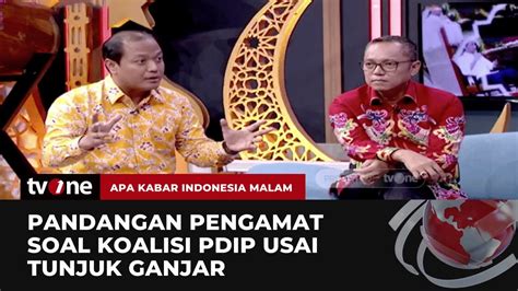 Soal Koalisi Pdip Pengamat Akan Ada Proses Filter Akim Tvone Youtube