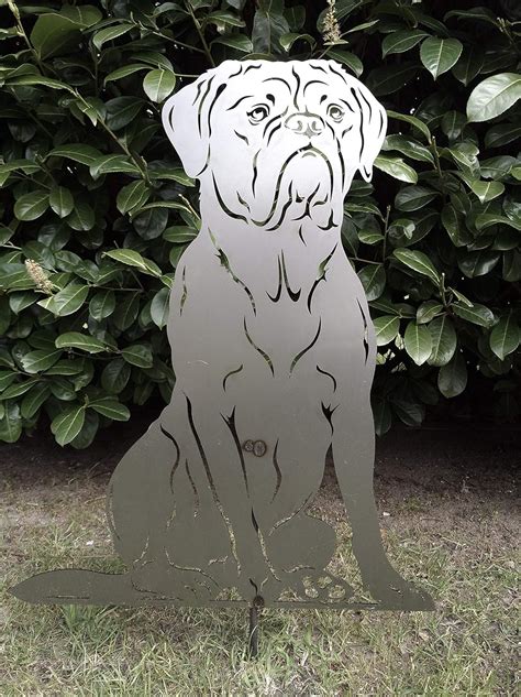 Gartendeko Fockbek Metallfigur Rostfigur Hundefigur Deko Hund H He Ca