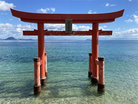 厳島神社 周防大島 瀬戸内海に浮かぶ赤い鳥居 日本の国内旅行ガイド700箇所