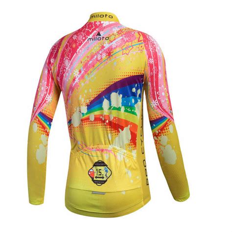 Miloto Womens Biking Jersey Top Long Sleeve Bike Cycling Shirt