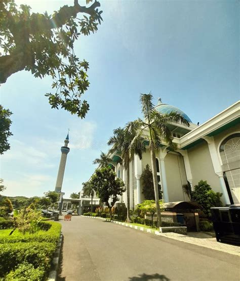 The Splendor Of The East Java Al Akbar National Mosque Is Covered In