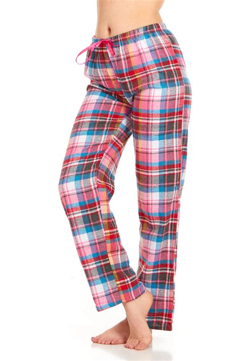 Womens Flannel Pajama Pants Long Novelty Cotton Pj Bottoms