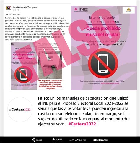 Inemexico On Twitter ️ Falso Que El Ine Prohíba A Los Y Las