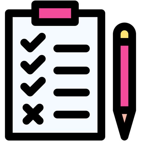 Checklist Generic Color Lineal Color Icon