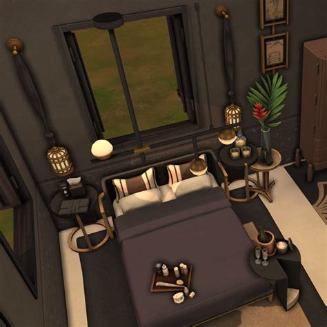 Dark Dandy Harluxe Bedroom The Sims 4 Rooms Lots Curseforge