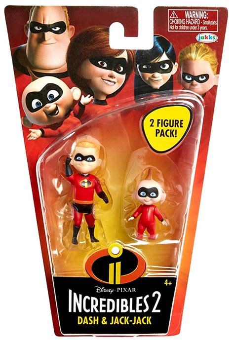 Disney Pixar Incredibles 2 Super Poseable Series 1 Dash Jack-Jack 4 ...