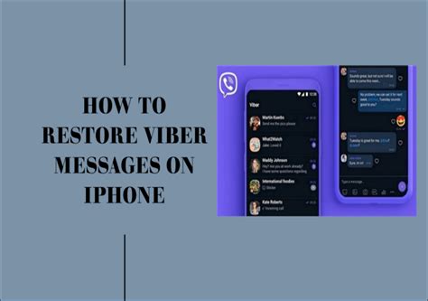 How To Restore Viber Messages On Iphone