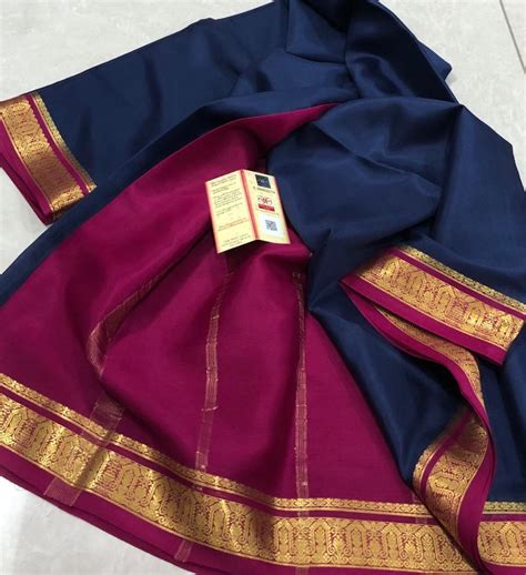 Pure Mysore Binny Crepe Silk Saree