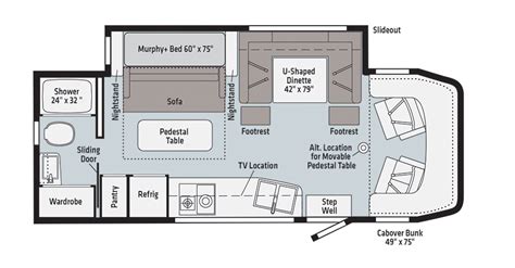 2017 Winnebago Travato Floor Plan Floor Roma