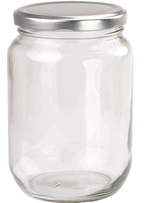 Pcs Honey Jars Kg Size Round Glass Jars Silver Lids