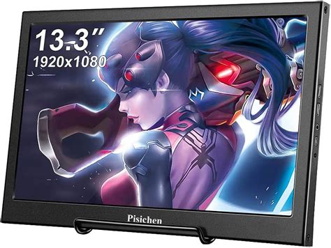 Pisichen Portable Monitor Gaming Display 13 3 IPS Screen Full HD