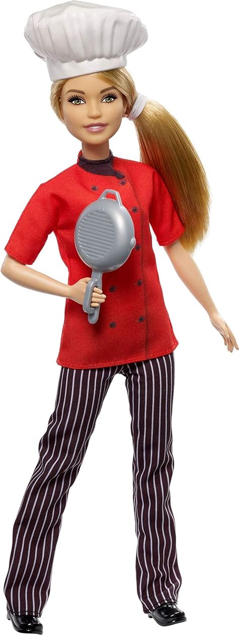 Barbie Chef Doll with Frying Pan – TopToy