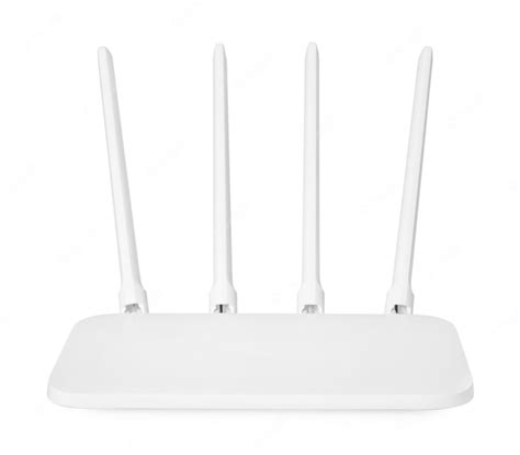 Premium Photo New Modern Wifi Router Isolated On White