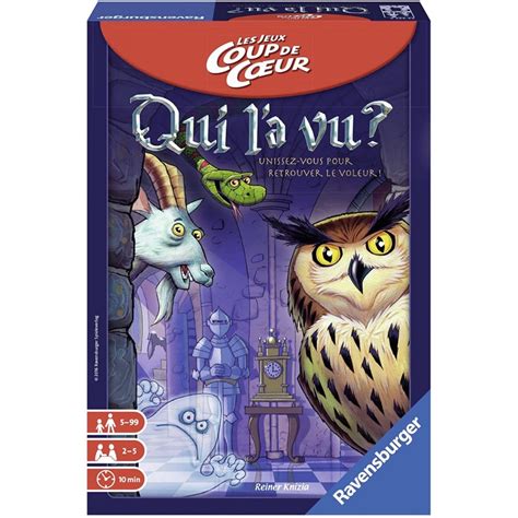 Ravensburger Jeu de société Qui l a vu Coup de c ur