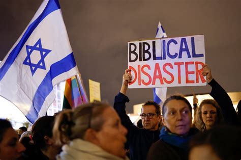 Democracy In Danger Israelis Protest Netanyahus Far Right Govt Daily Sabah