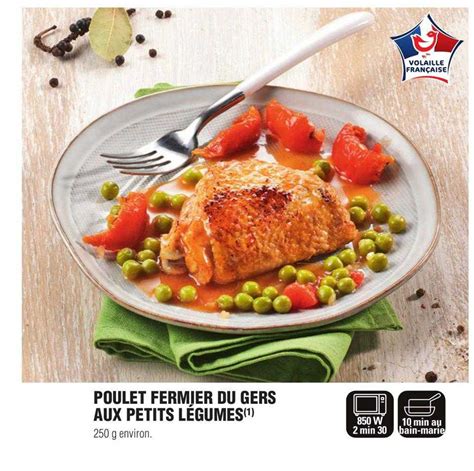 Promo Poulet Fermier Du Gers Aux Petits L Gumes Chez E Leclerc