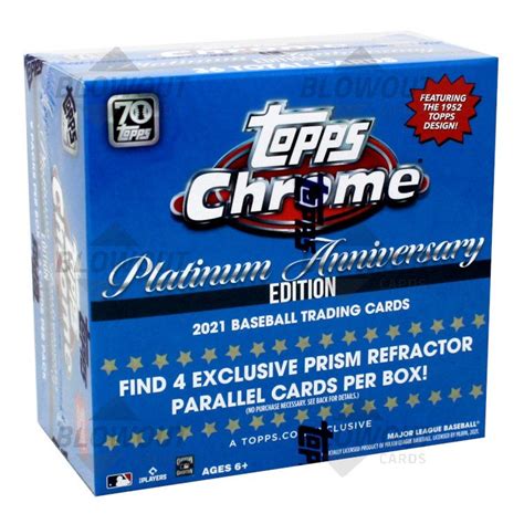 2021 Topps Chrome Platinum Anniversary Baseball Mega Box