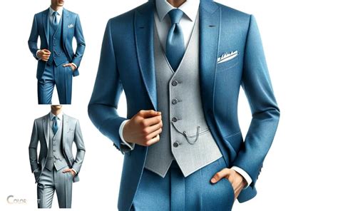 What Color Vest With Blue Suit Light Grey Or Silver Vest