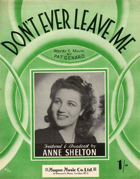 Don't ever leave me - Song only £9.00