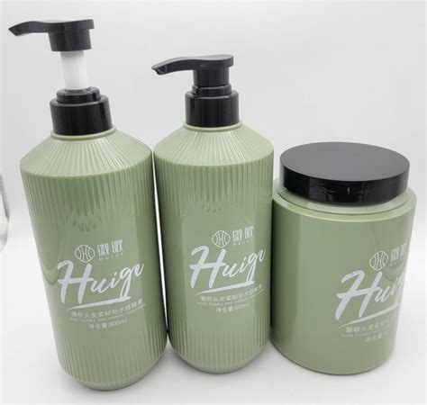 Hair Custom 800ml 100 Pcr Plastic Empty Luxury Shampoo Bottle And 1 Lite Jar China Shampoo