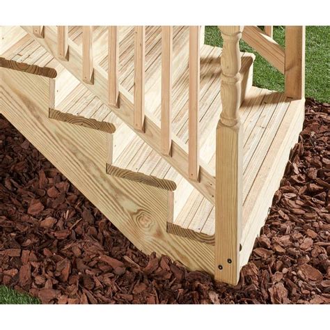 Shop Severe Weather Step Pressure Treated Pine Deck Stair Stringer At