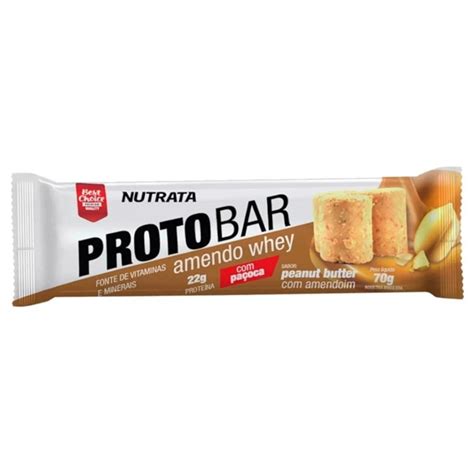 Barra De Prote Na Nutrata Protobar Amendo Whey G Barra De Prote Na