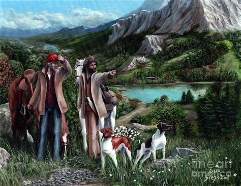 On The Trail Painting By Bretislav Stejskal Fine Art America