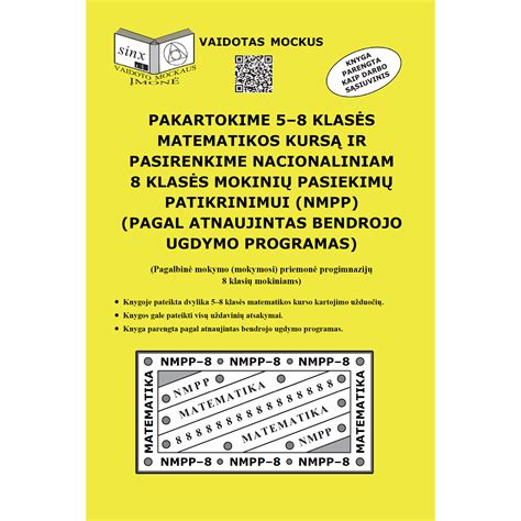 Pakartokime Klas S Matematikos Kurs Ir Pasirenkime Nacionaliniam