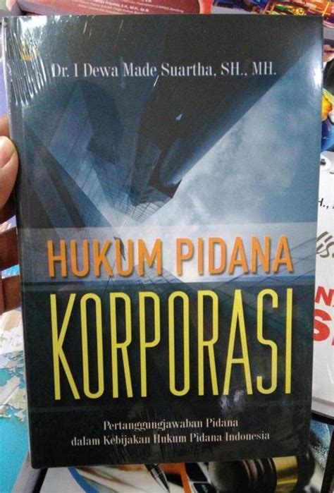 Buku Hukum Pidana Korporasi Dr I Dewa Made Suartha Lazada Indonesia