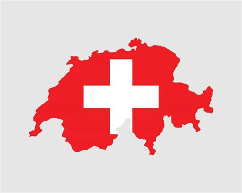 Suiza Bandera Mapa Mapa De El Suizo Confederaci N Con El Suizo Pa S