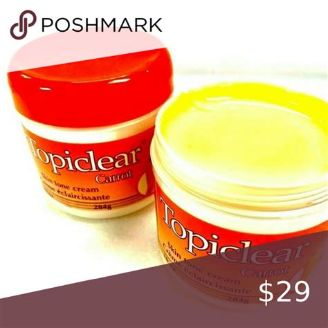 Topiclear Carrot Skin Tone Cream Eclaircissante 10 Oz Carrot Skin