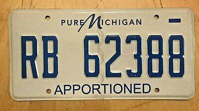 Apportioned Semi Truck Trailer Irp License Plate Rb Trucking