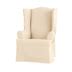 Sure Fit Cotton Box Cushion Wingback Slipcover Reviews Wayfair