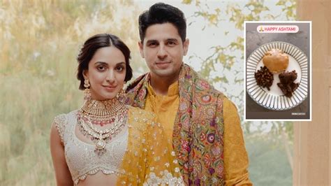 Sidharth Malhotra And Kiara Advani Gorge On Halwa Puri As They