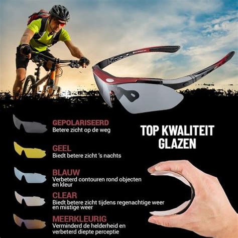 Rocky - Fietsbrillen Heren - Sportbrillen - Professionele Fietsbril ...