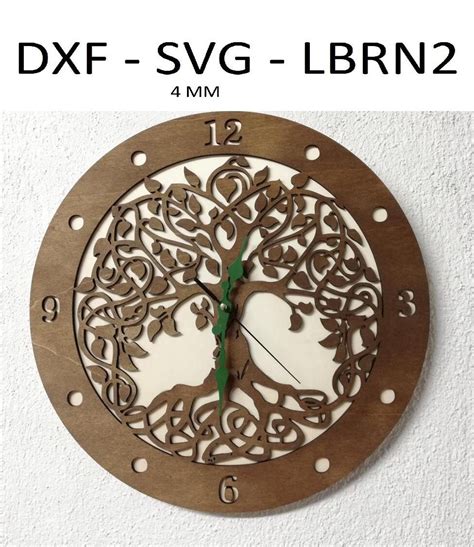 Tree Of Life Clock 2 2 Different Colors Clock Tree Of Life Digital