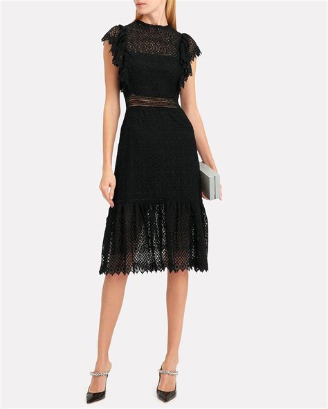 Crochet Black Dress Black Crochet Dress Dresses Knee Length Dress