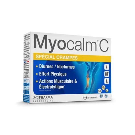 3C Pharma Myocalm Ειδικό Συμπλήρωμα Διατροφής 30 ταμπλέτες Skroutz gr