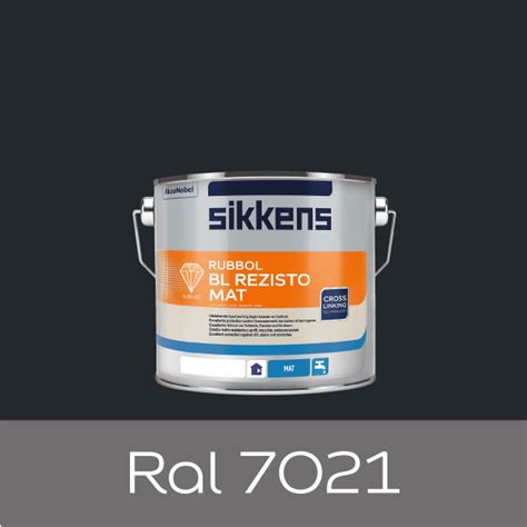 Sikkens Topkleuren Binnenverf Rubbol BL Rezisto Mat 2 5 Liter Ral 7021