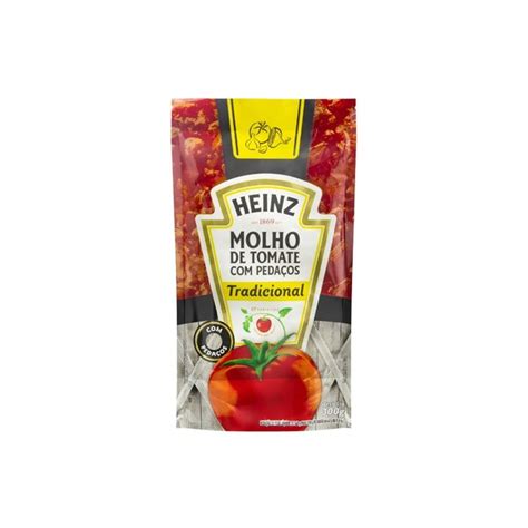 Molho De Tomate Tradicional Heinz Sach G Temperos Secos Marche