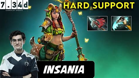 INSaNiA Enchantress Hard Support Dota 2 Patch 7 34D Pro Pub Gameplay